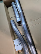 GMC Duramax 6.6L Cat & DPF Delete Pipe, 304 Stainless Steel - (2011-2015)!