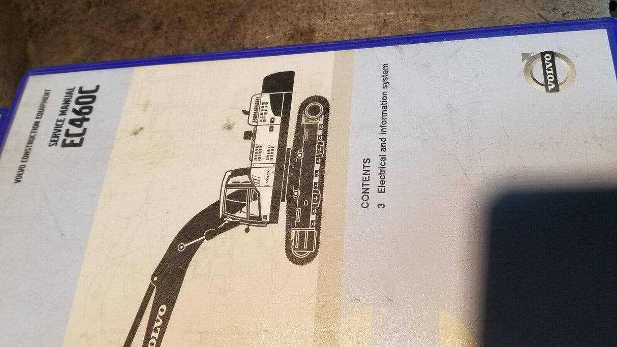 ALL 4 BOOKS VOLVO EC460C EXCAVATOR SERVICE SHOP REPAIR MANUAL BOOK