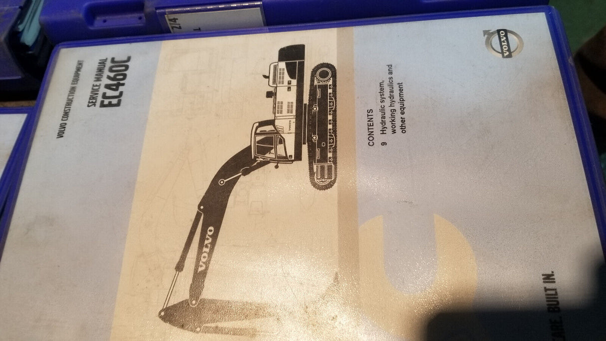ALL 4 BOOKS VOLVO EC460C EXCAVATOR SERVICE SHOP REPAIR MANUAL BOOK
