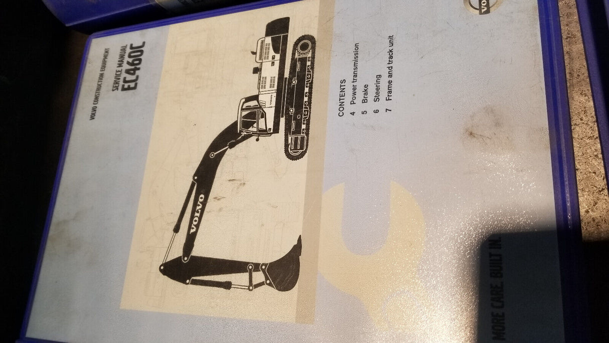 ALL 4 BOOKS VOLVO EC460C EXCAVATOR SERVICE SHOP REPAIR MANUAL BOOK