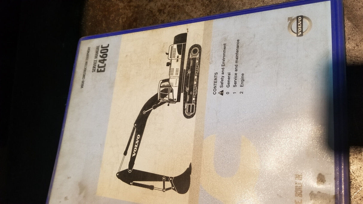 ALL 4 BOOKS VOLVO EC460C EXCAVATOR SERVICE SHOP REPAIR MANUAL BOOK