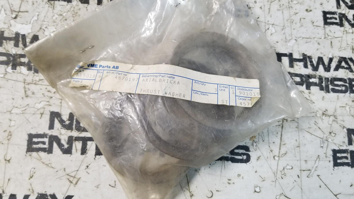 LOT OF 3 - 4870197 VOLVO THRUST WASHER VOE4870197