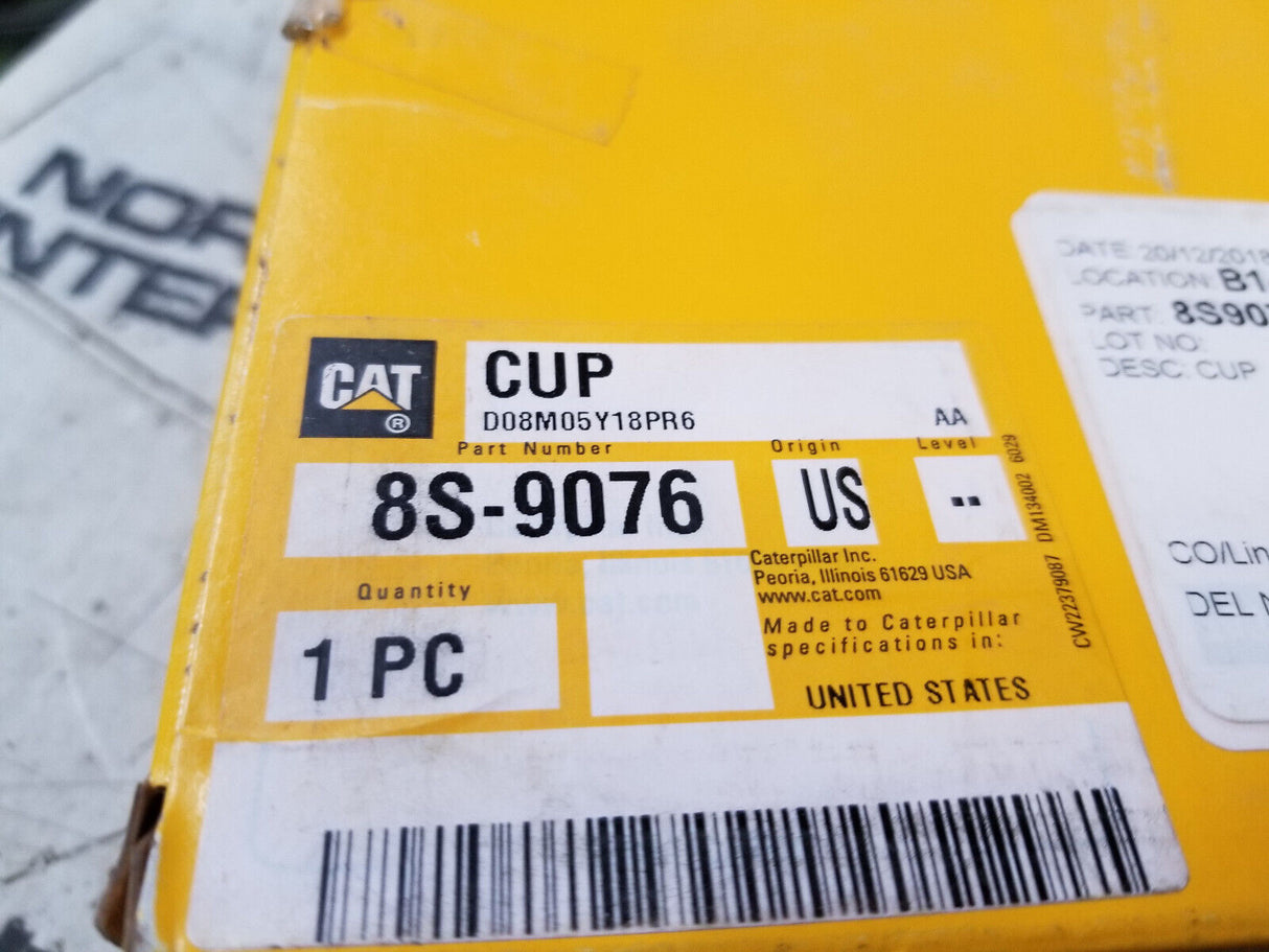 8S-9076 CATERPILLAR OEM GENUINE 165.00mm Outer Diameter Cup Bearing
