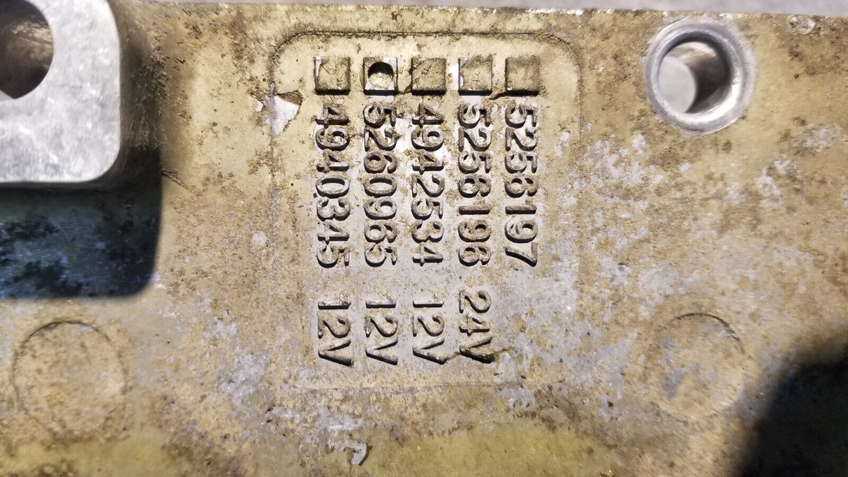 5260965 CUMMINS 6.7 6.7L INTAKE MANIFOLD GRID HEATER  ref239