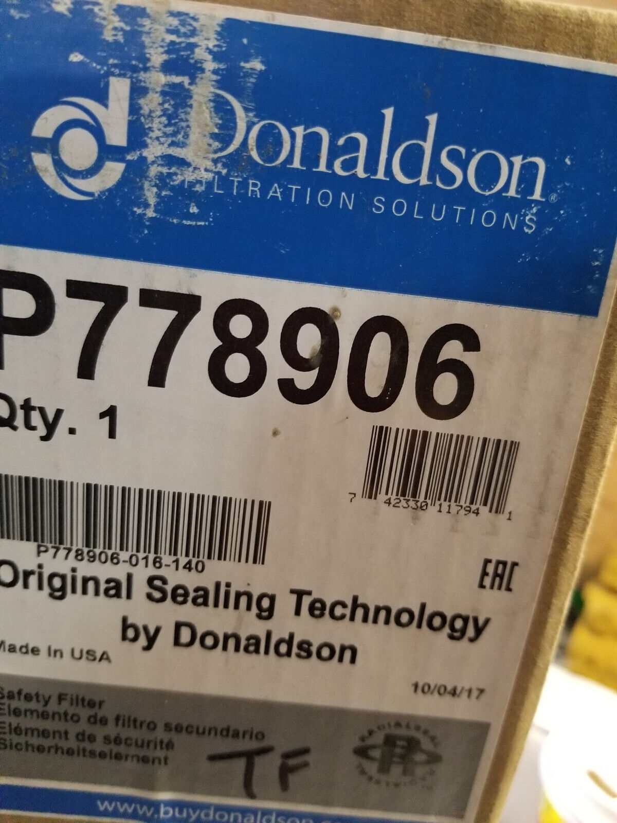 Donaldson Air Filter - P778906
