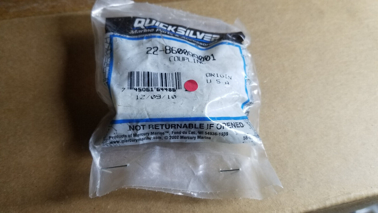 Mercury Quicksilver Boat Coupling 22-860099001