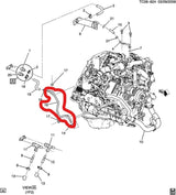 15196471 LLY COOLANT LINE HOSE ASSEMBLY - HEATER OUTLET