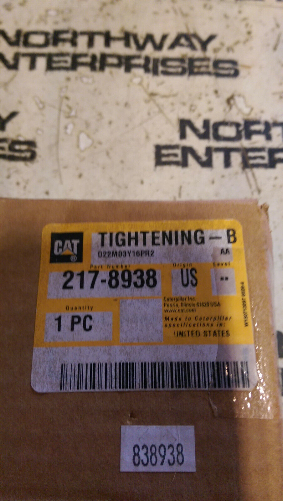 CATERPILLAR 217-8938 TENSIONER OEM CAT
