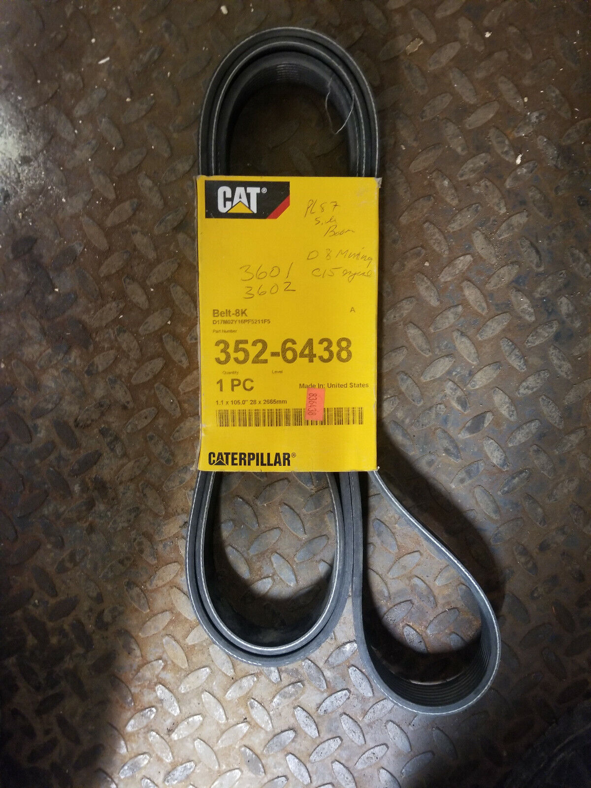 352-6438 CATERPILLAR BELT