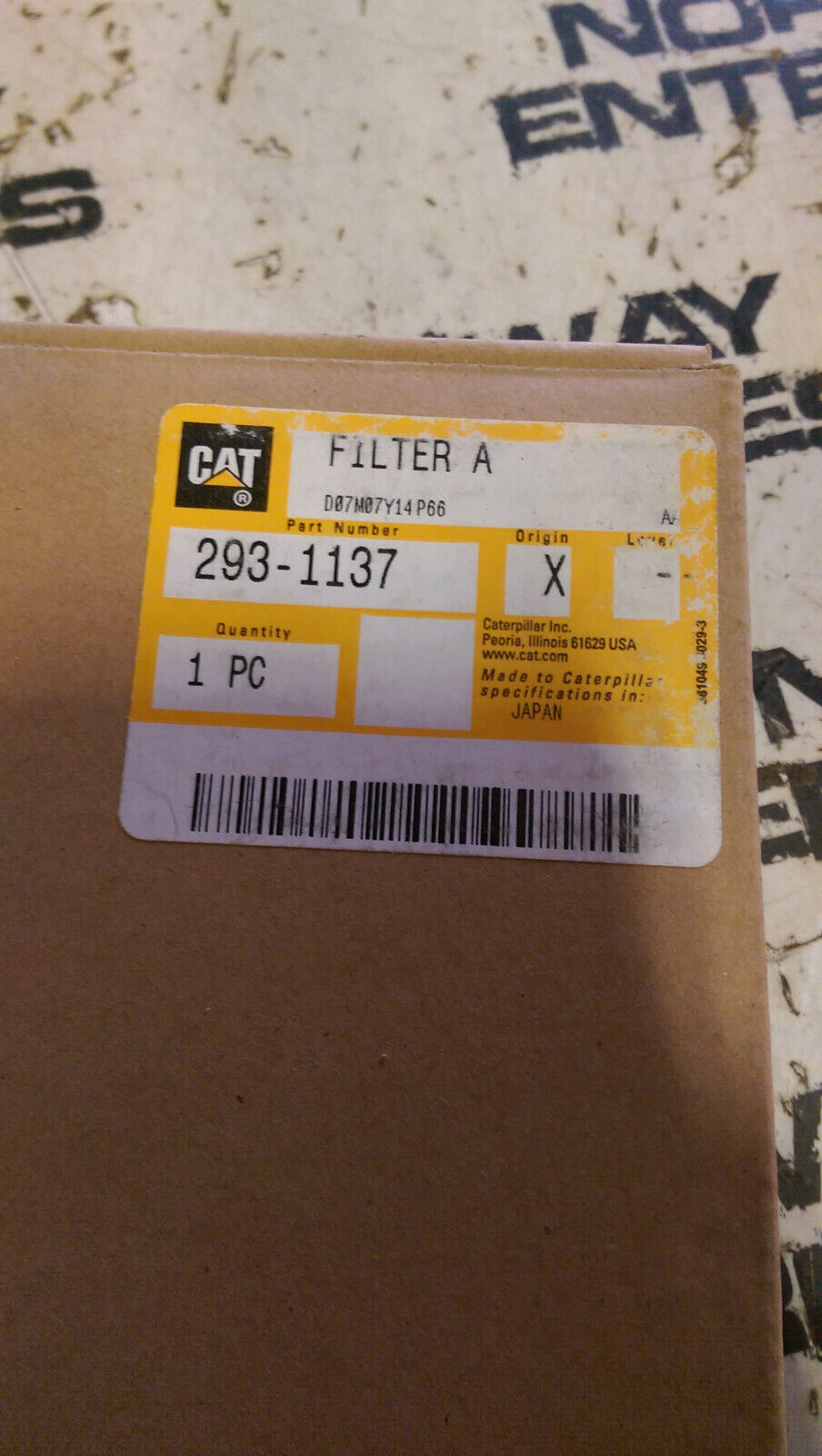 CATERPILLAR 293-1137 CABIN AIR FILTER