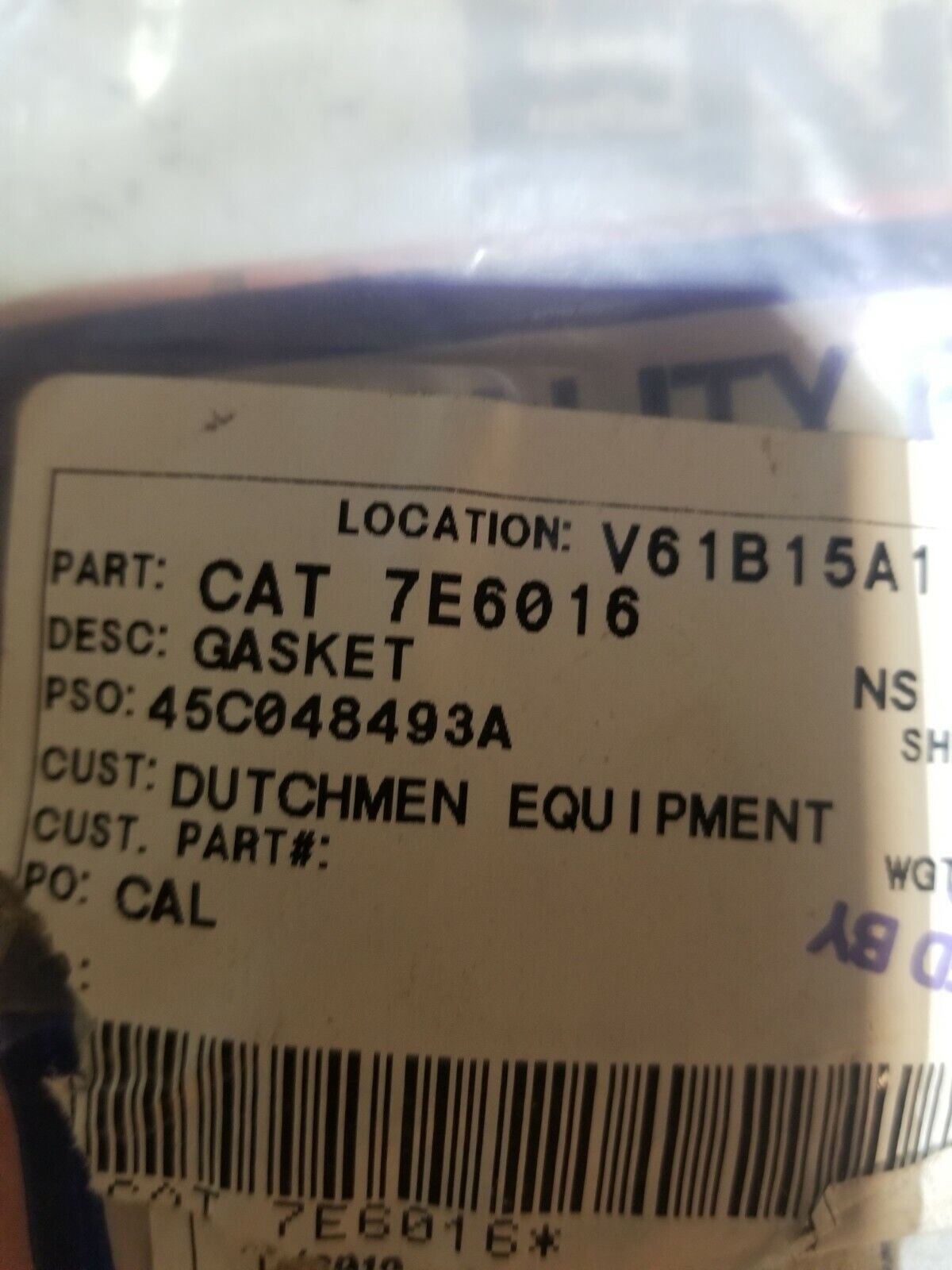 CATERPILLAR 7E-6016