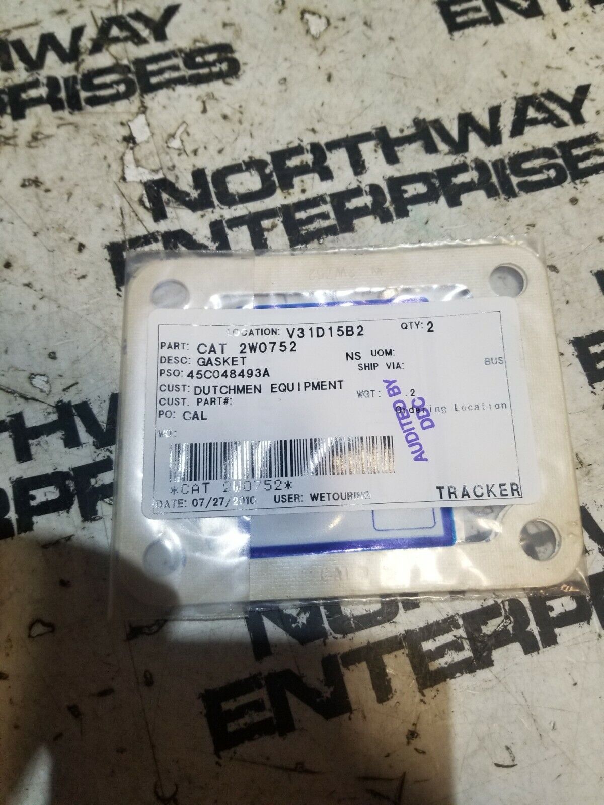 CATERPILLAR 2W-0752 2W0752