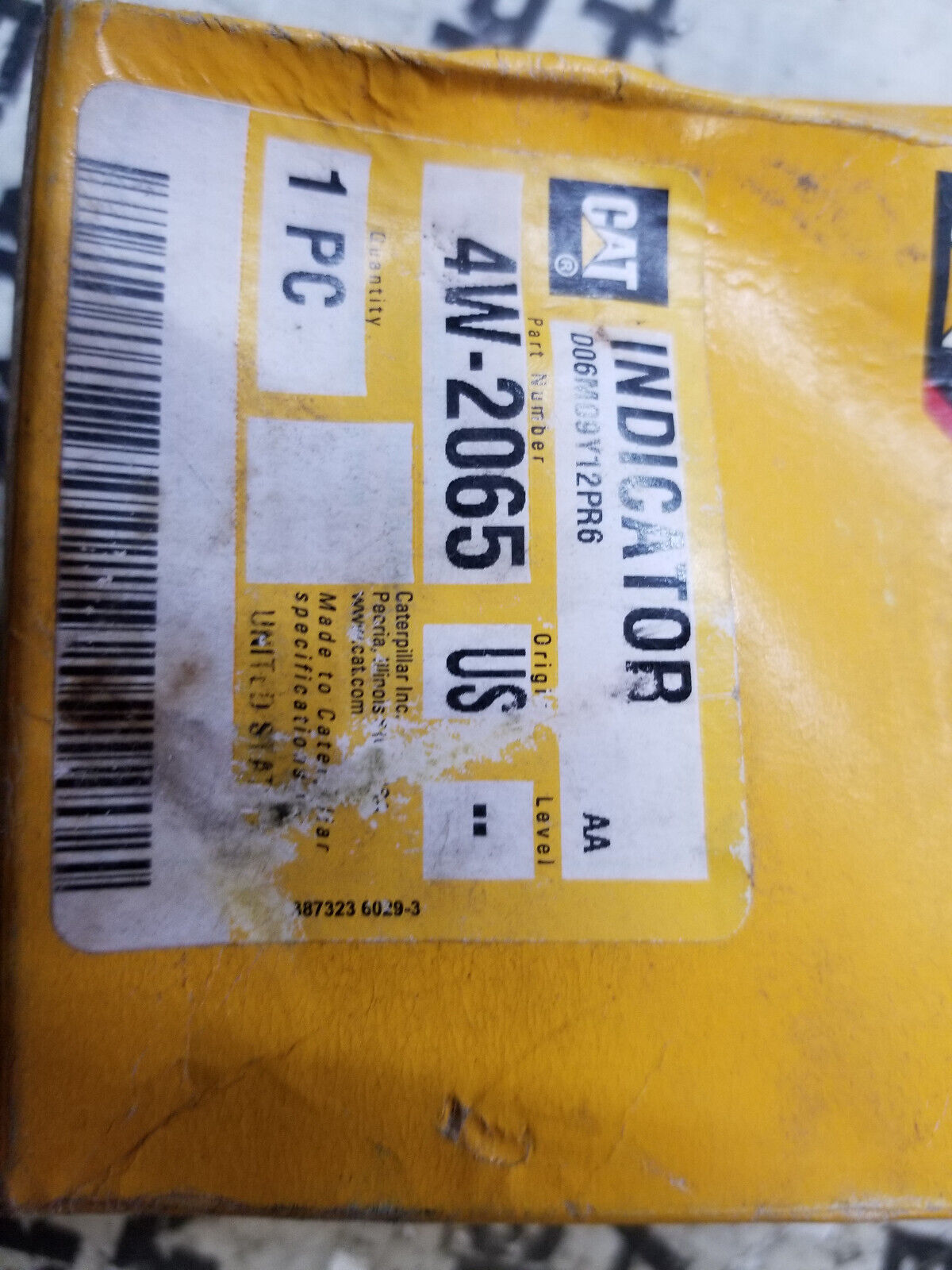 4W-2065 CATERPILLAR TEMPERATURE GAUGE 4W2065