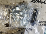 8735K6-Z KIT OF 6 LUG SPLINE DRIVE KIT 12X1.5 THREAD 24PC ZINC LUG NUTS AND KEY