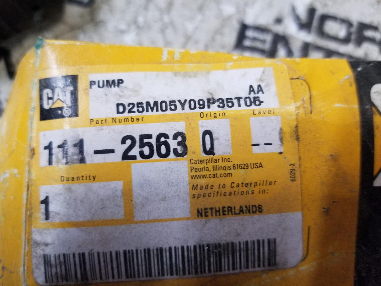 CATERPILLAR PUMP 111-2563 1112563