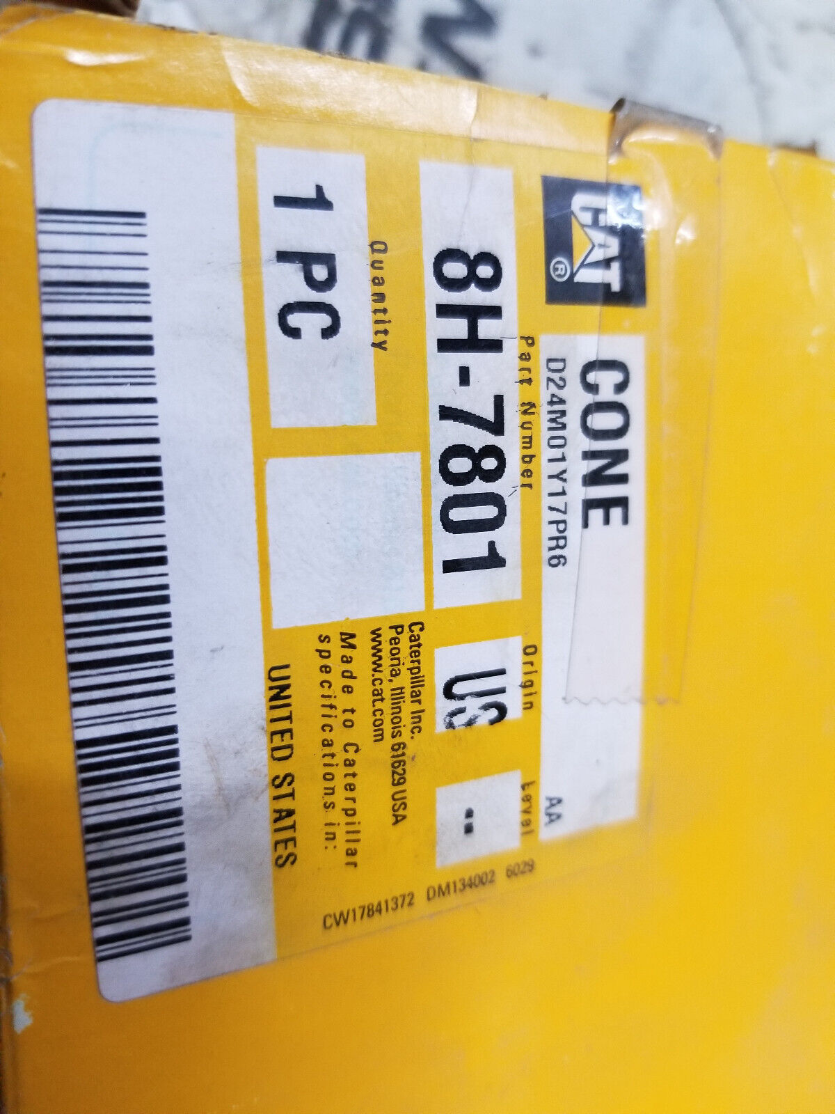 8H-7801 CATERPILLAR OEM GENUINE