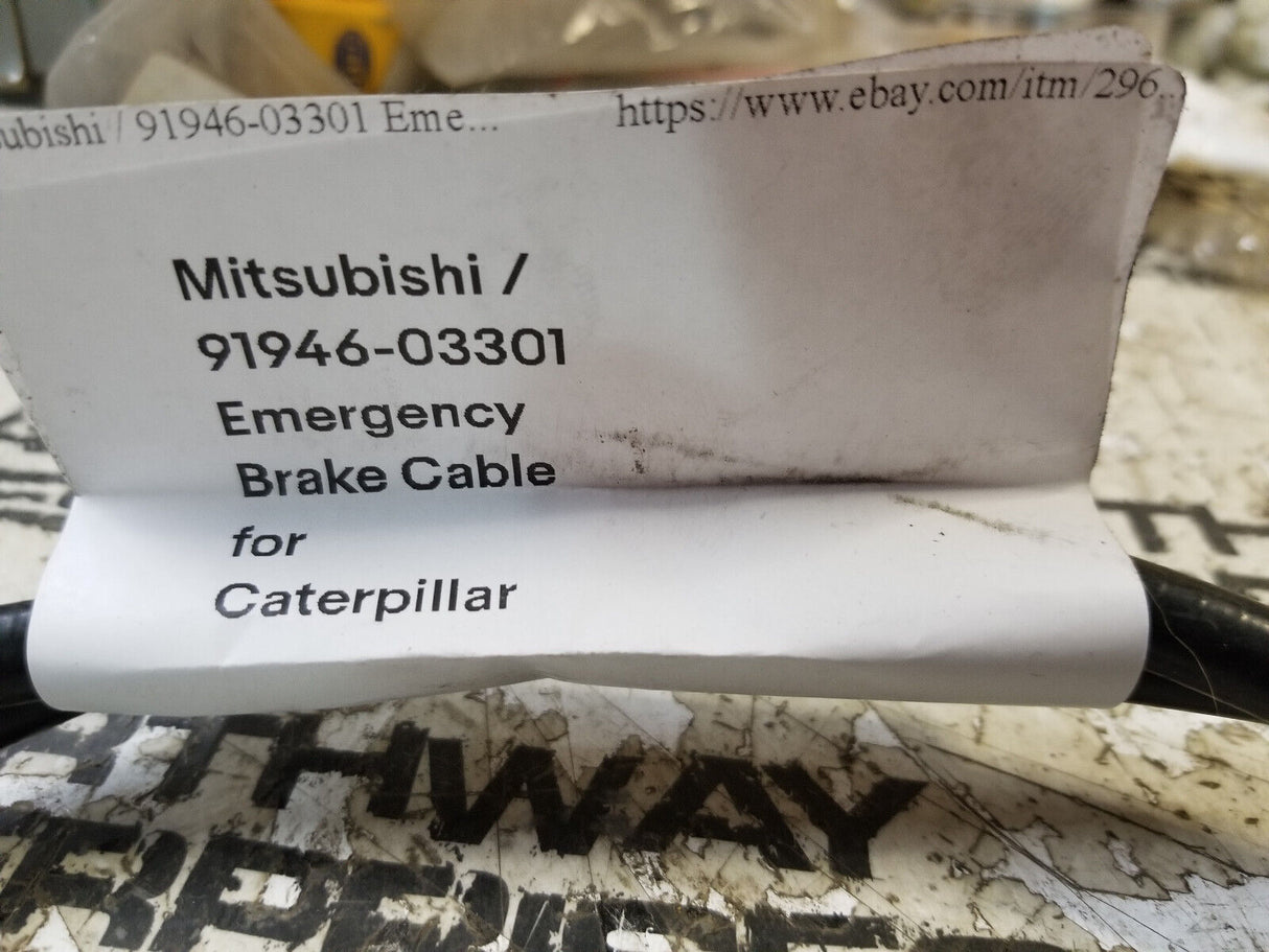 Mitsubishi / 91946-03301 Emergency Brake Cable for Caterpillar