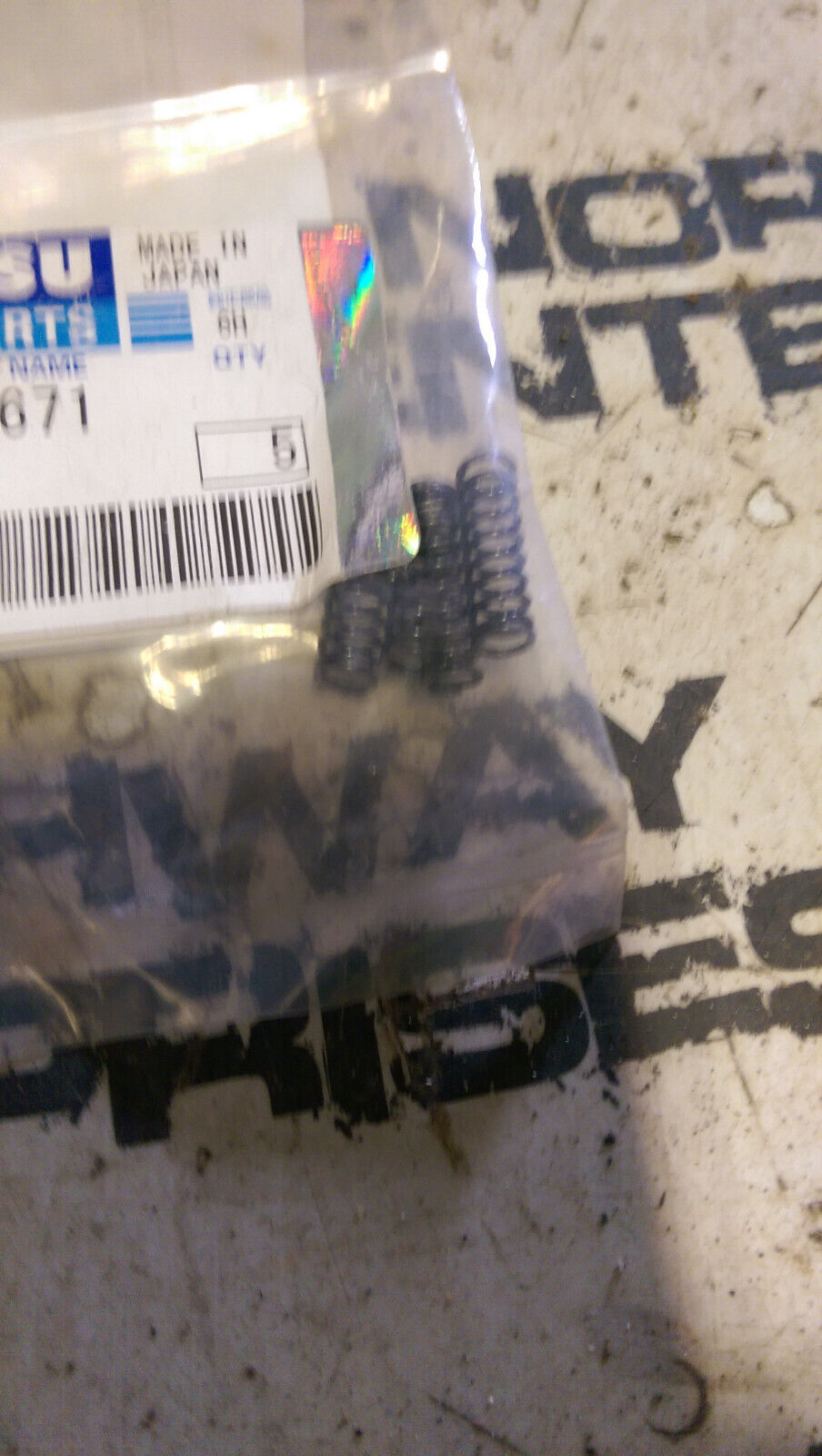 714-23-15671 KOMATSU SPRING LOT OF 4 PIECES