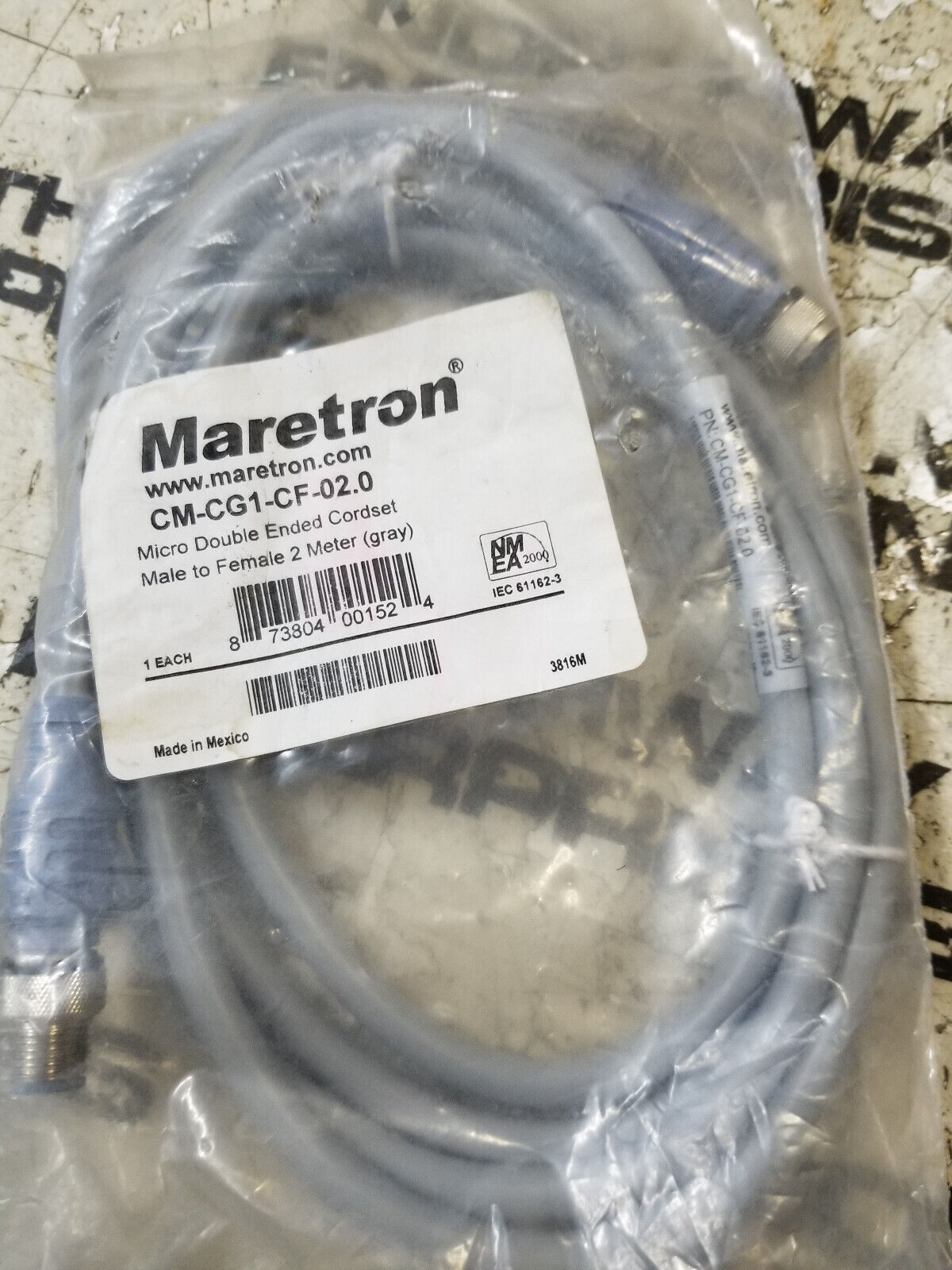 Maretron CM-CG1-CF-02.0 - 2 Meter NMEA2000 Cable
