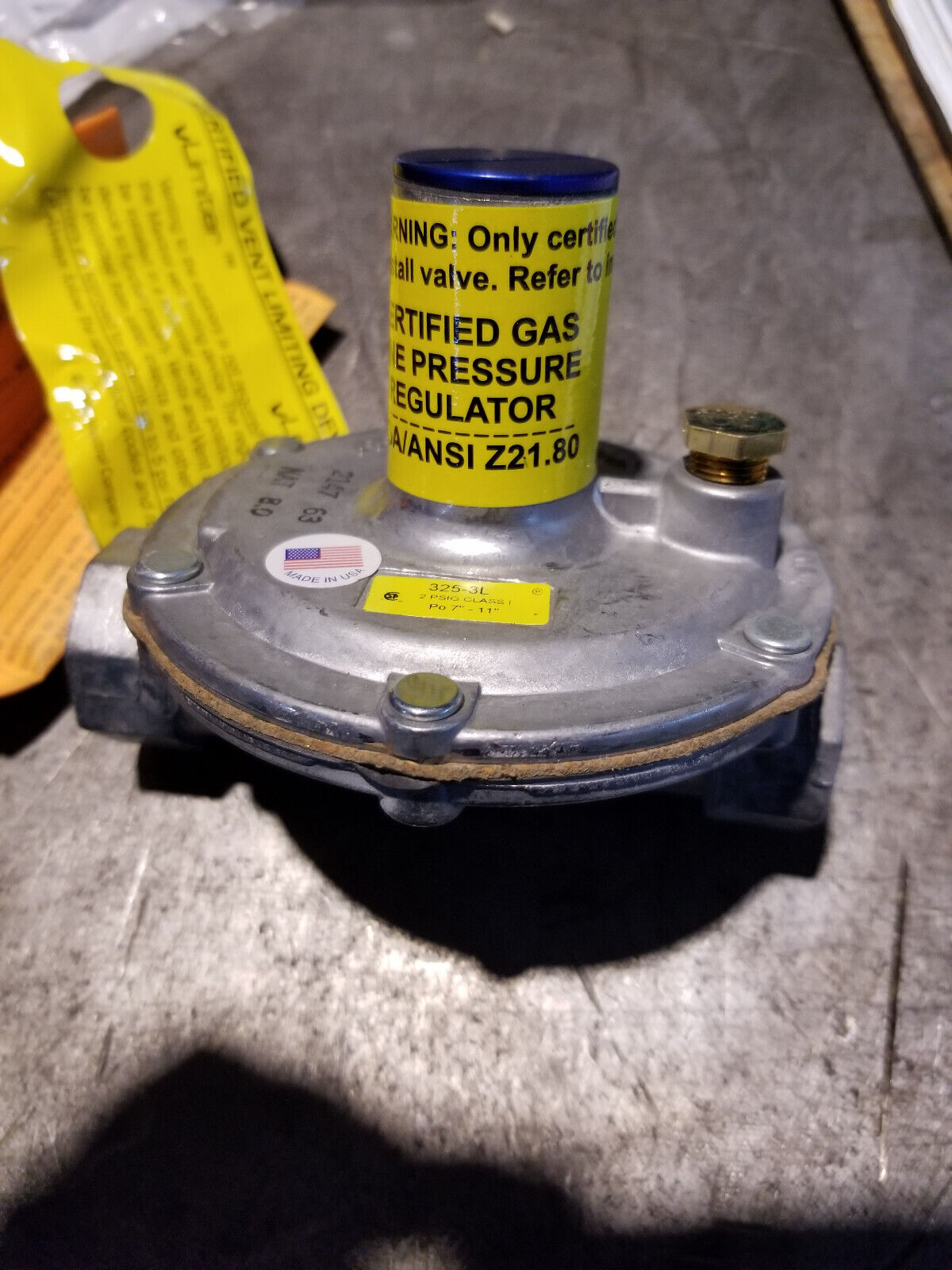 Maxitrol 325-3L 1/2" Gas Line Pressure Regulator