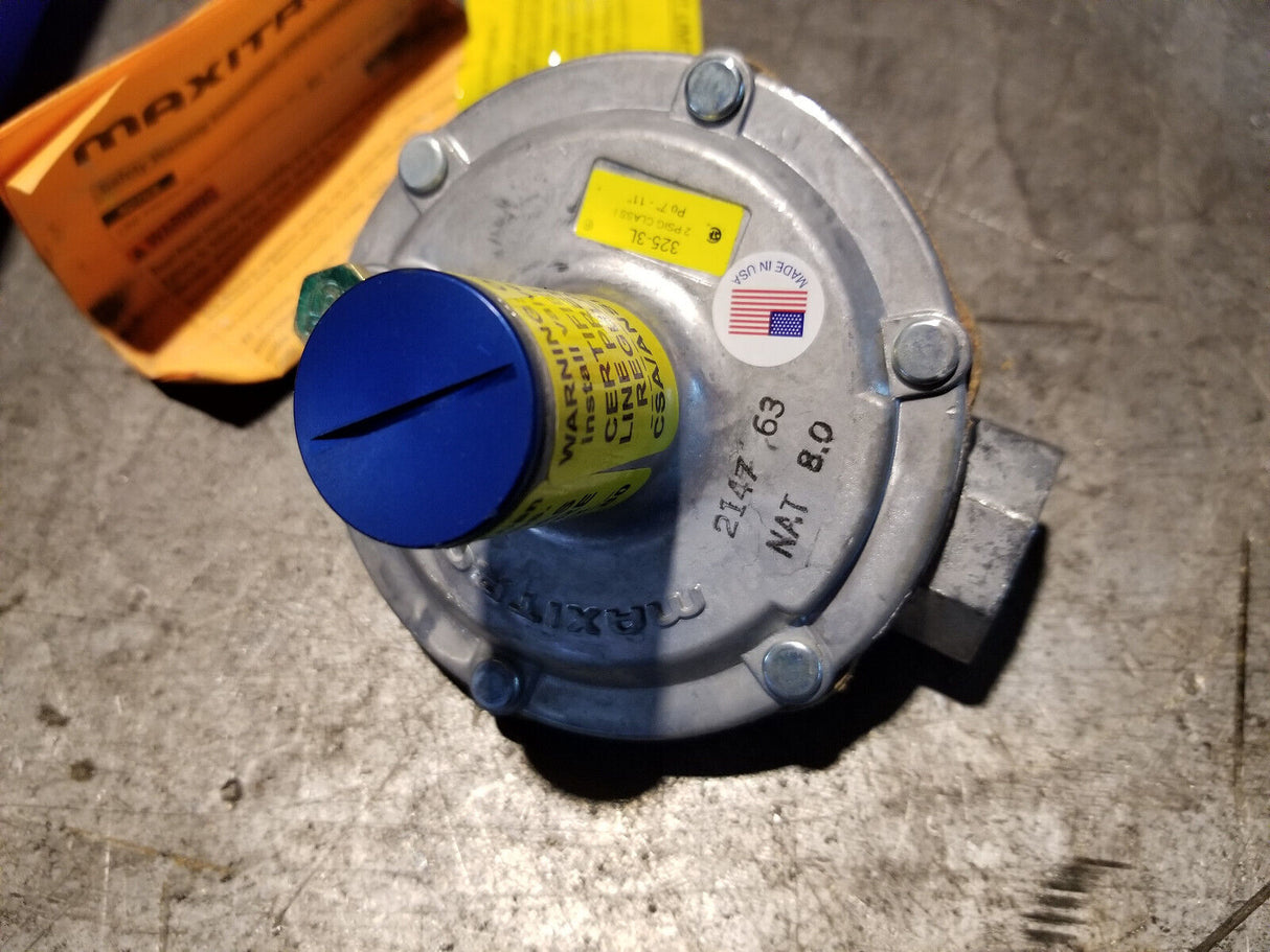 Maxitrol 325-3L 1/2" Gas Line Pressure Regulator
