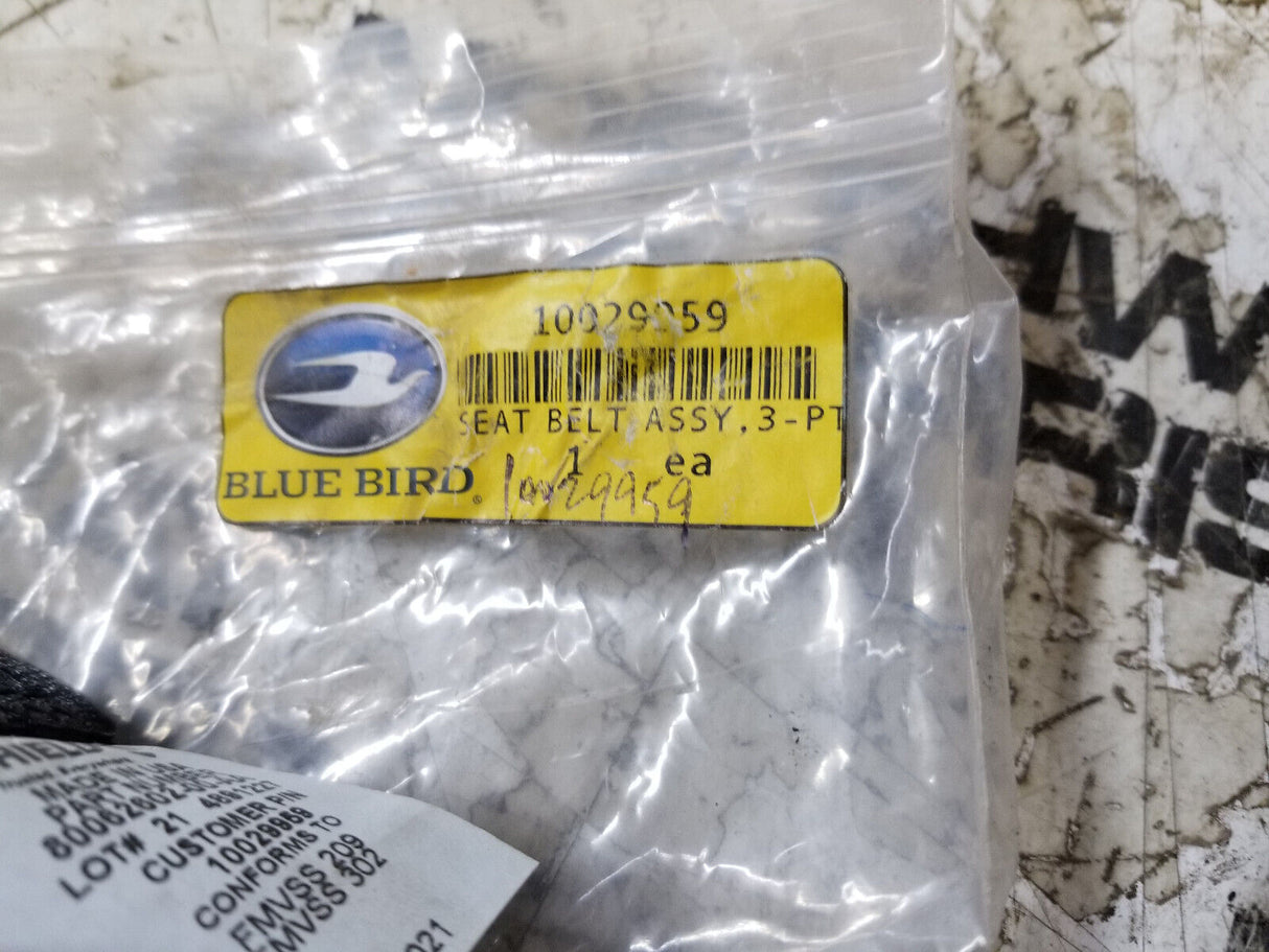 Drivers Seat Belt 10029959, Single Ret, Bluebird Vision, 2014+