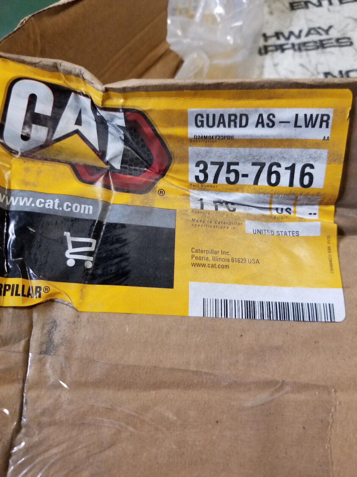375-7616 CAT GUARD AS-LWR 3757616
