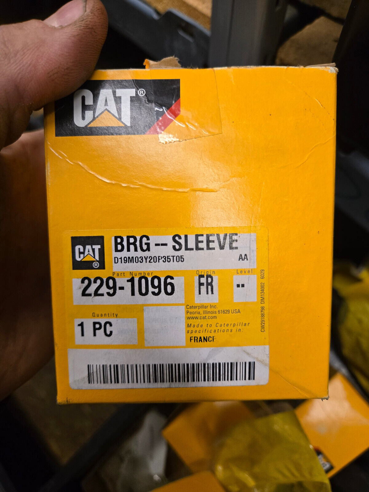 Caterpillar 229-1096 Bushing Bearing Sleeve 2291096