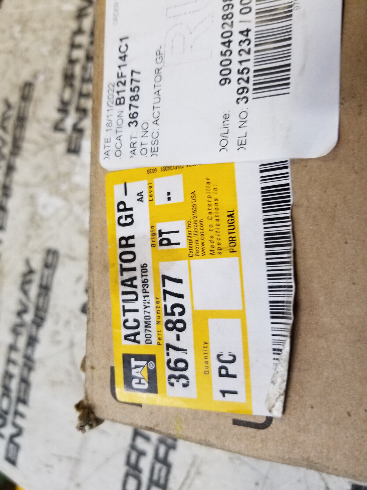 367-8577 CATERPILLAR GENUINE CAT 3678577 67 Degree Rotary Air Control Valve