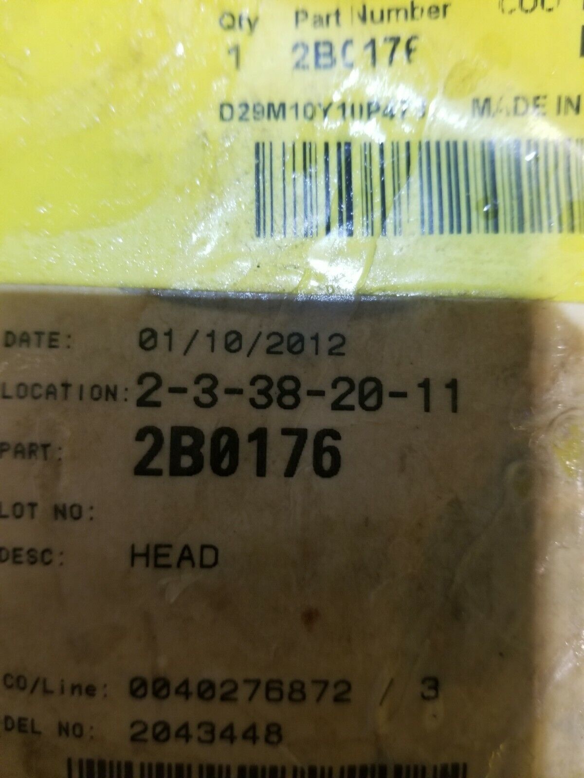 CATERPILLAR  2B-0176 2B0176