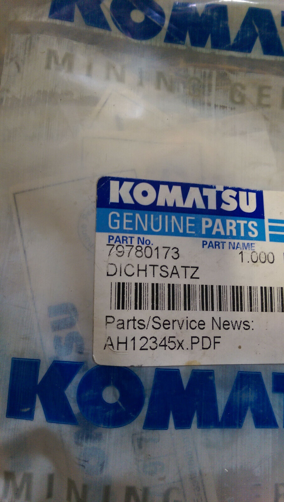 79780173 KOMATSU KIT