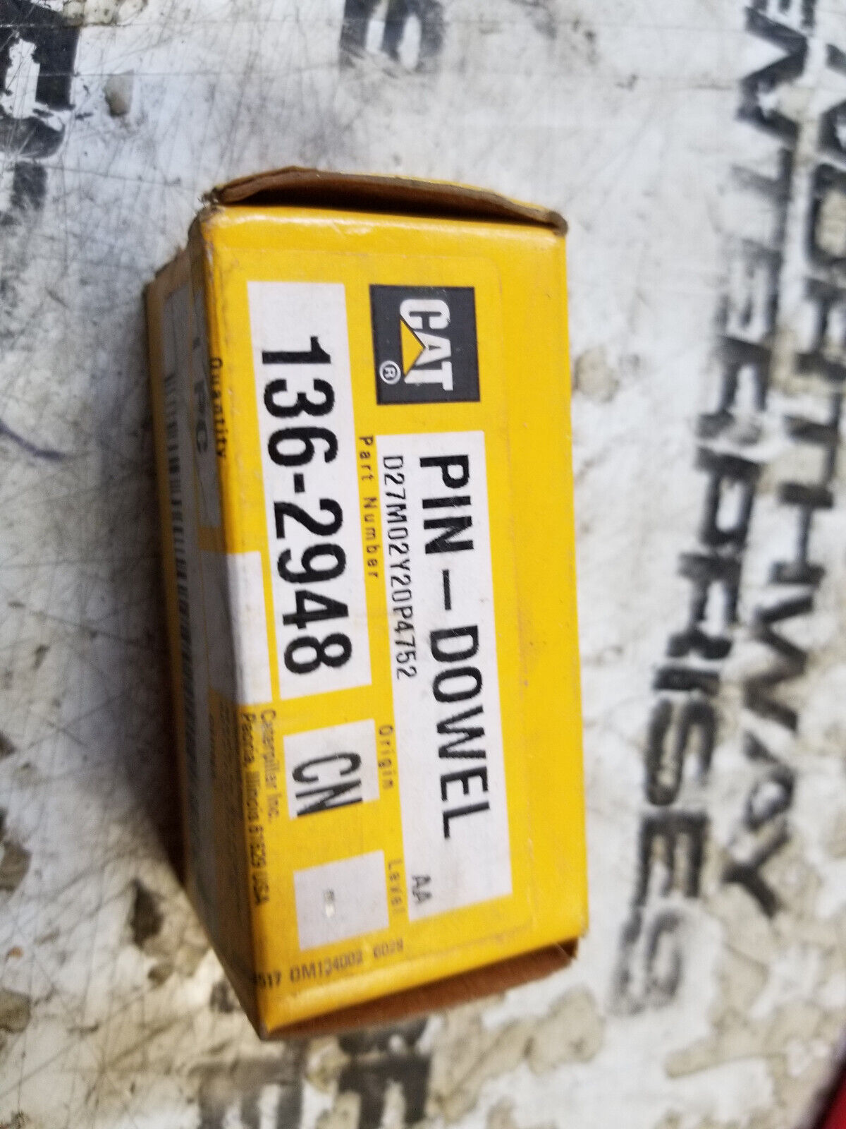 CATERPILLAR 136-2948 DOWEL PIN 1362948