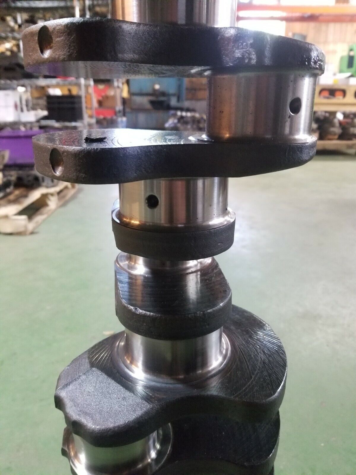 CUMMINS 5.9L USED OEM CRANKSHAFT 98-01 3929037 3929027 ANGLE CUT GEAR