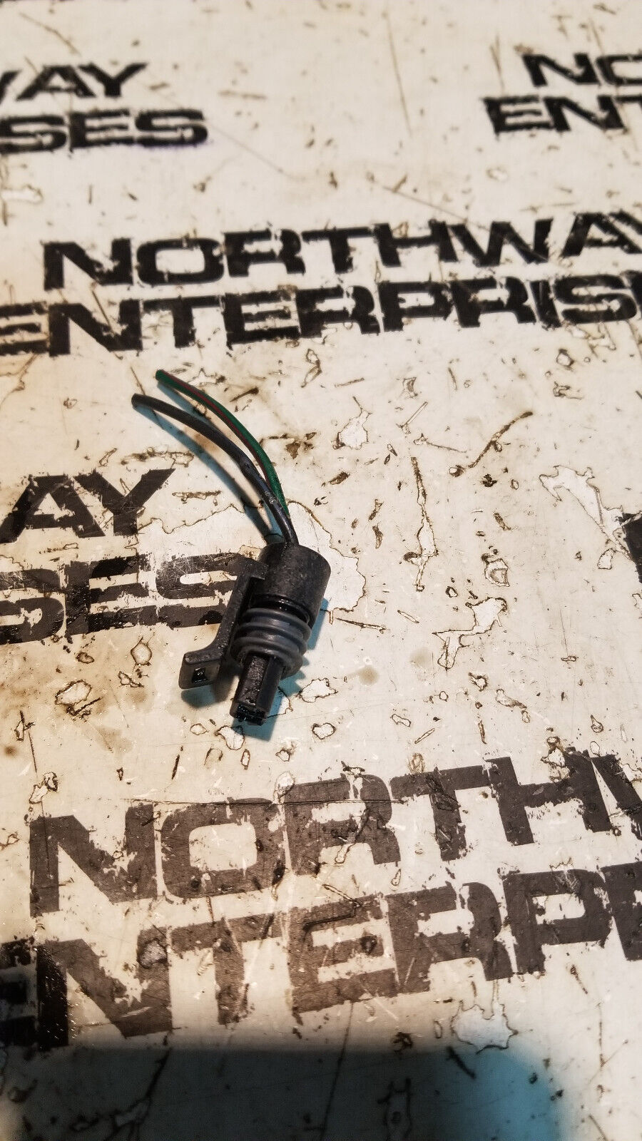 2001 5.9L CUMMINS PIGTAIL 2 PIN 2 WIRE purple