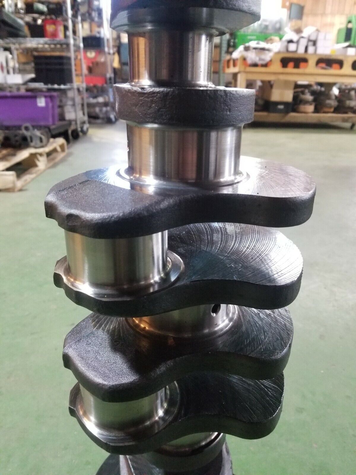 CUMMINS 5.9L USED OEM CRANKSHAFT 98-01 3929037 3929027 ANGLE CUT GEAR