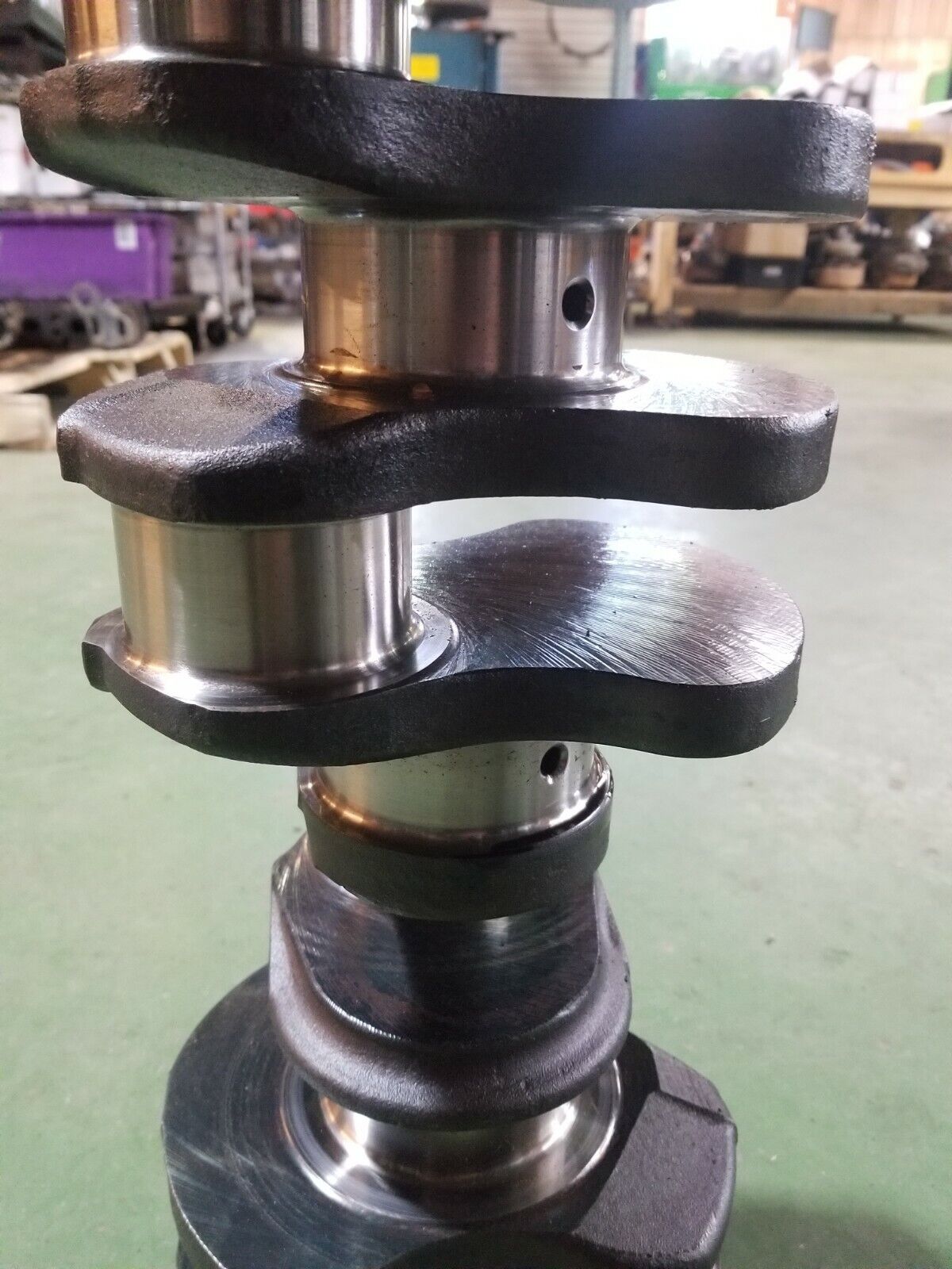 CUMMINS 5.9L USED OEM CRANKSHAFT 98-01 3929037 3929027 ANGLE CUT GEAR