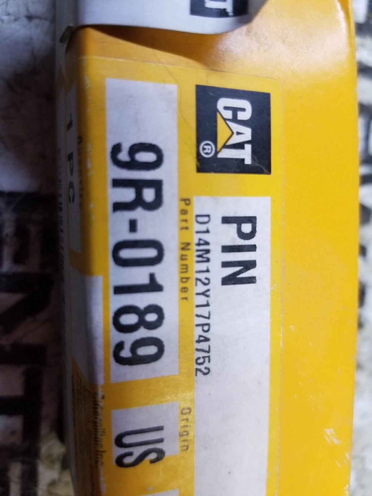 CATERPILLAR 9R-0189 115.00mm Long Steel Elbow Pin