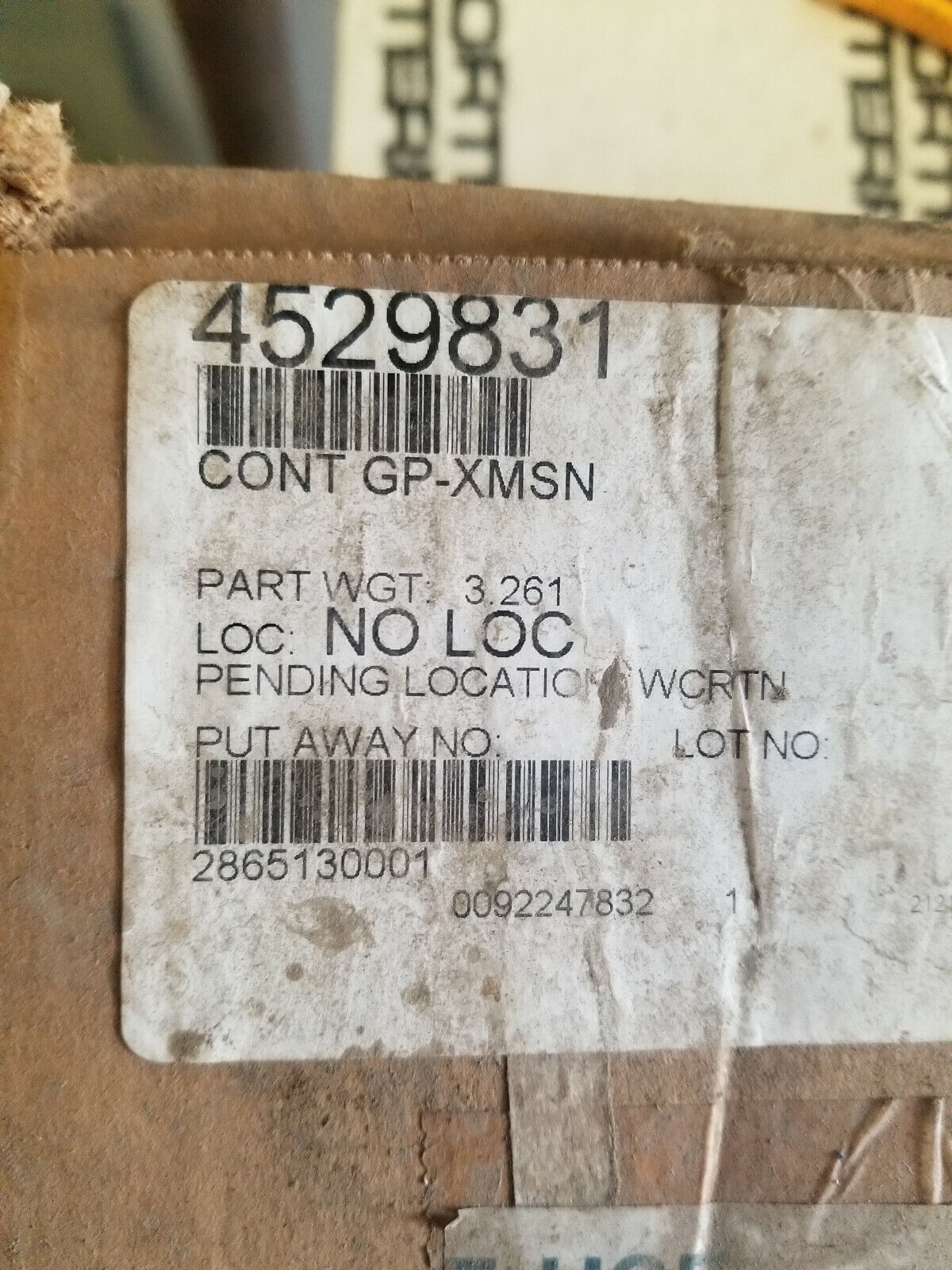 253-4019 CATERPILLAR CONT GP 452-9831