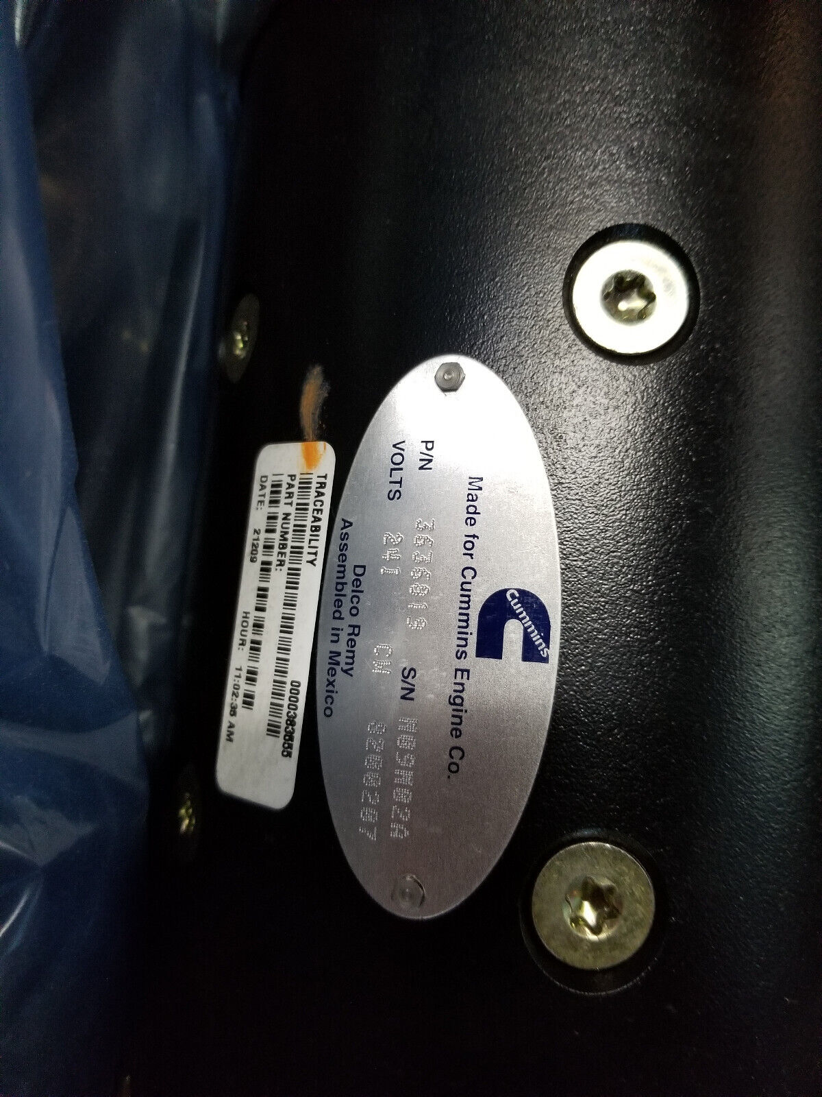 CUMMINS 3636819 STARTER MOTOR