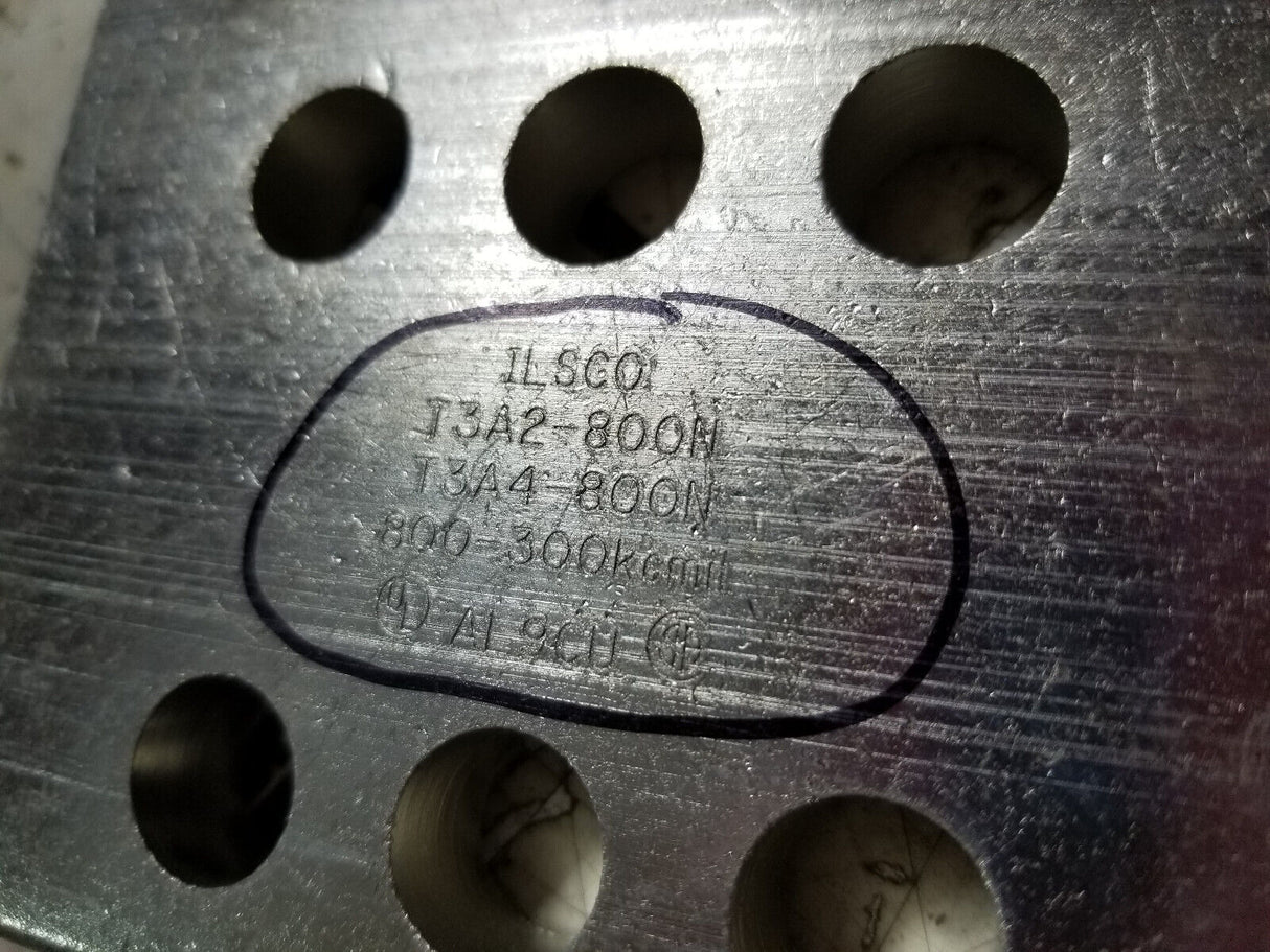 ILSCO T3A4-800N Terminal Lug Conductor Range 800-300
