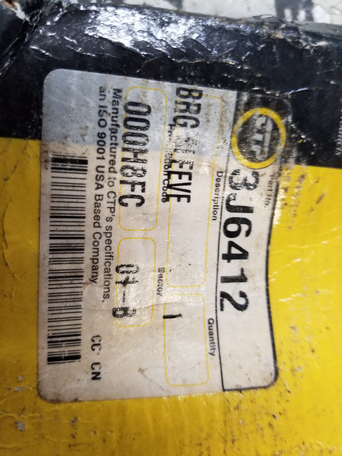 CTP 3J6412 3J-6412 BUSHING