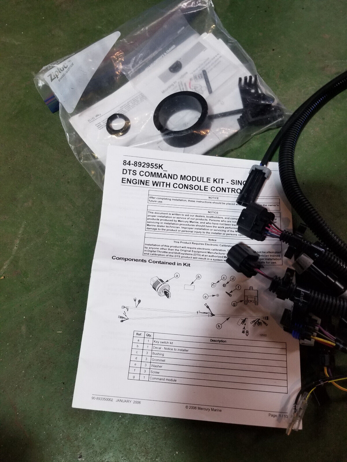 Mercury-Mercruiser 84-893378K04 COMMAND MODULE KIT (missing ccm's)