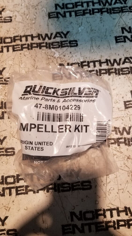 Mercury Quicksilver Sea Water Pump Impeller Kit 47-8M0104229