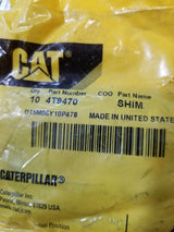 PACK OF 10PC -  4T9470 CATERPILLAR SHIM 4T-9470