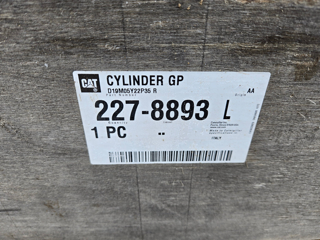 Caterpillar 227-8893 Hydraulic Cylinder Arrangement with Tube and Rod Assemblies