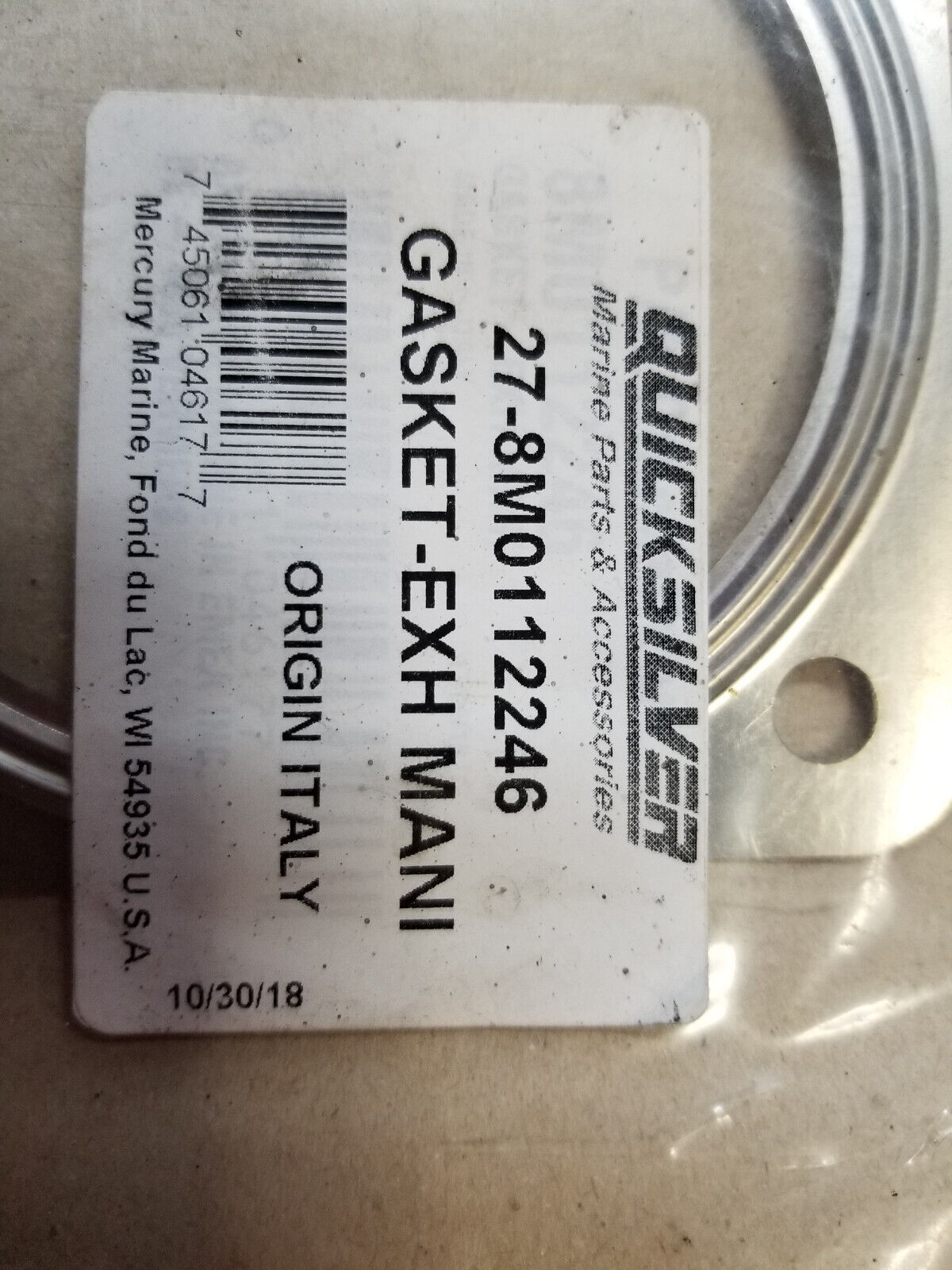 Mercury-Mercruiser 27-8M0112246 MANIFOLD GASKET