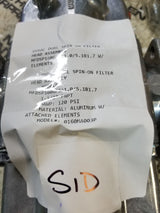 HYDAC DUAL SPIN ON FILTER HEAD ASSEMBLY MFDSP160GF3A1.0/5.1B1.7