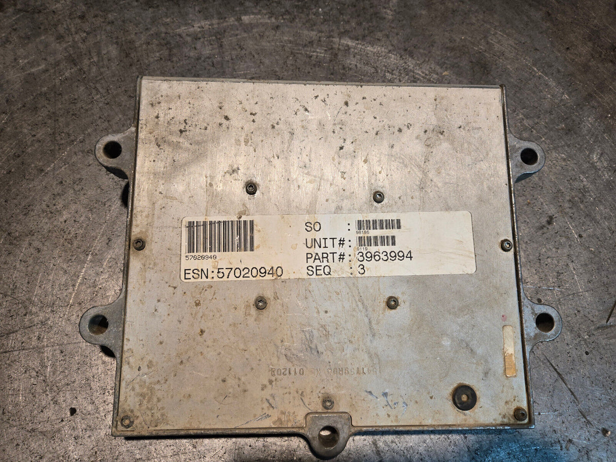 2003 DODGE RAM 5.9L AUTOMATIC TRANS CUMMINS ECM PCM ECU 3963994 CORE