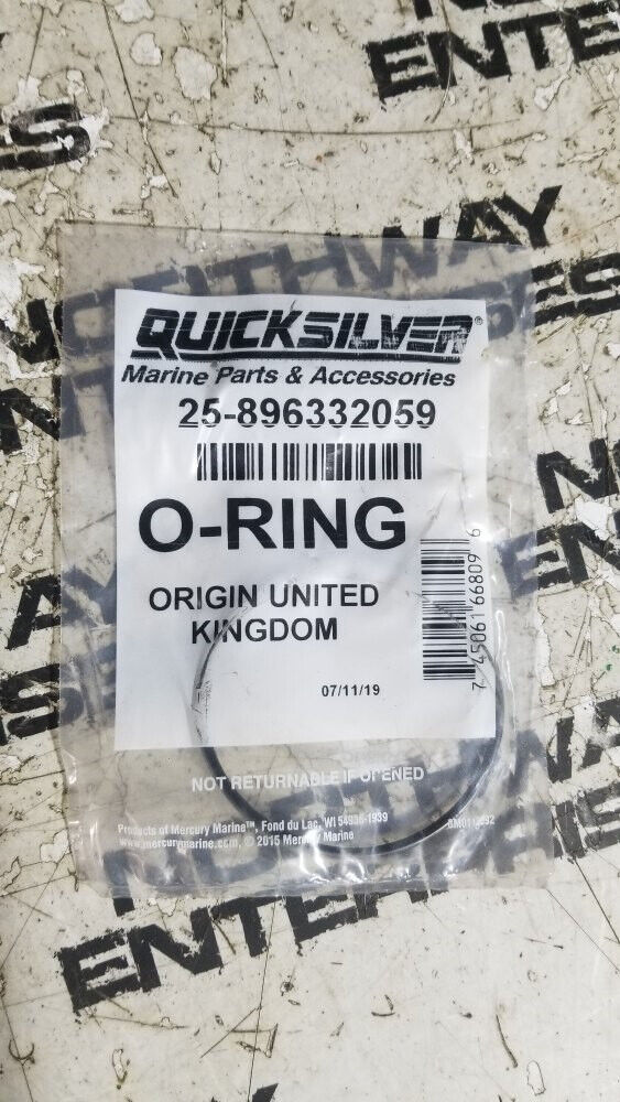 Genuine Mercury Diesel O-Ring 25-896332059, 2.0 2.8 4.2 3.0 V6 Jabsco Water Pump