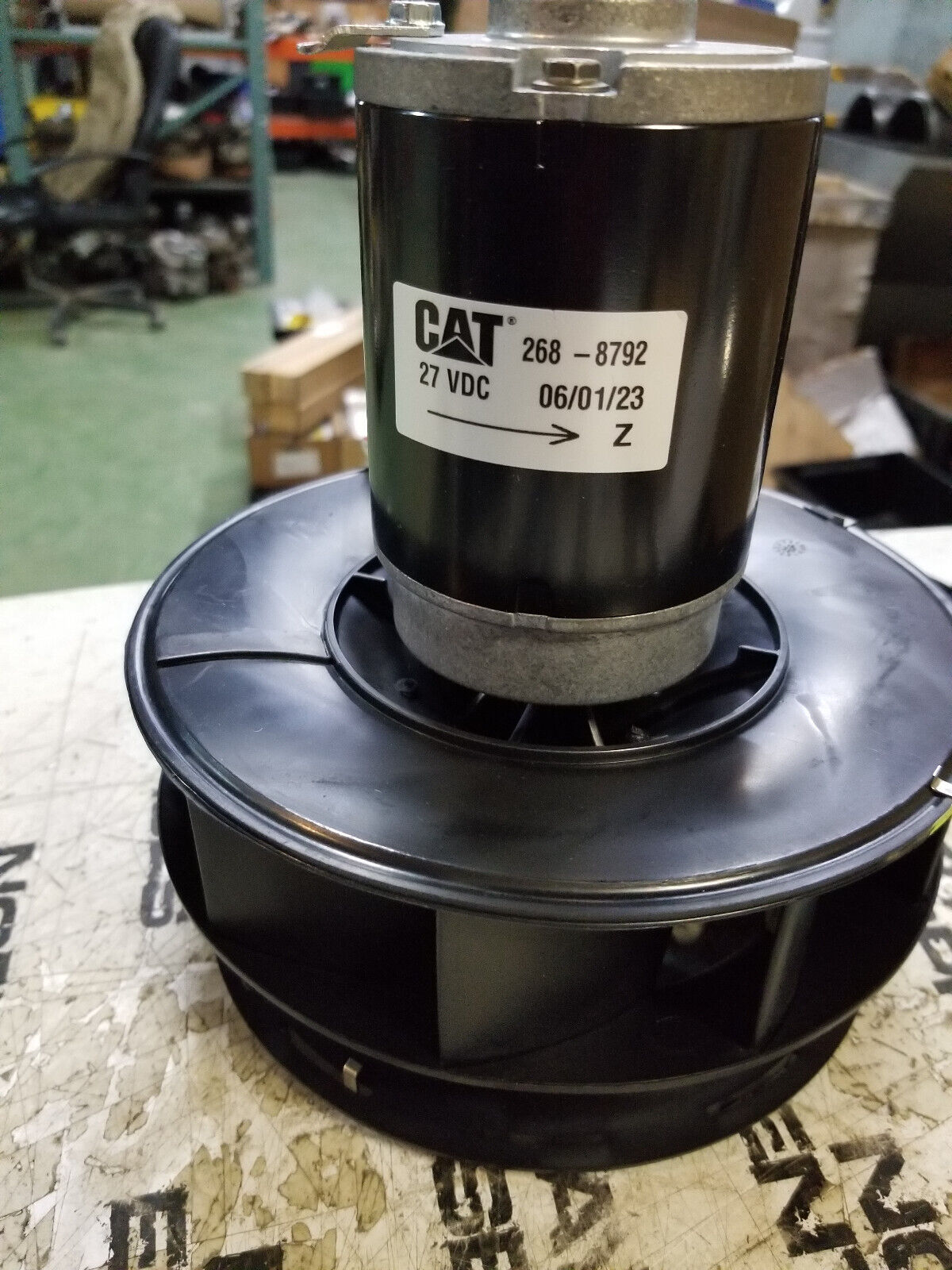 268-8792 CATERPILLAR OEM 24 Volt, 5200 RPM, 33.99mm Inner Diameter Blower Motor